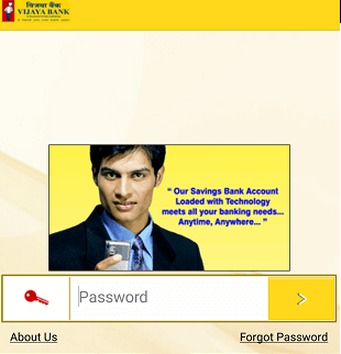 vijaya Bank mobile banking login