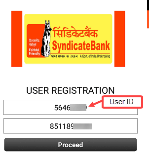 Syndicate Bank e-passbook facility activation registration