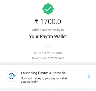 Transfer Money From Paytm Payments Bank To Paytm Wallet