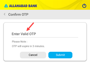 Allahabad Bank Change ATM card Pin online