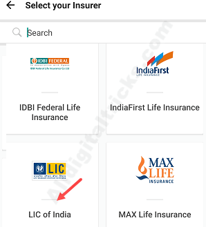 Pay LIC Premium Payment on Paytm