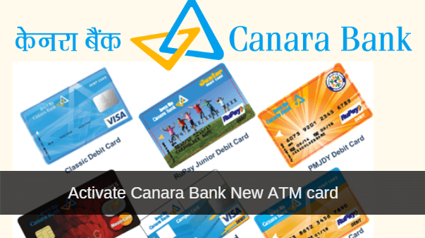 How To Activate Canara Bank New ATM Card - AllDigitalTricks