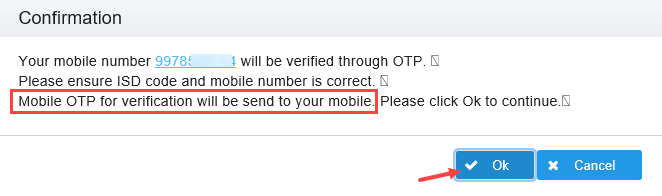 IRCTC Change Registered Mobile Number
