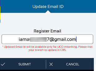 UCO Bank PDF Account statement
