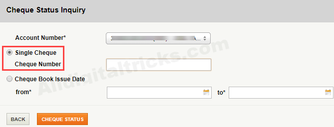 Check ICICI Issued Cheque Status Online