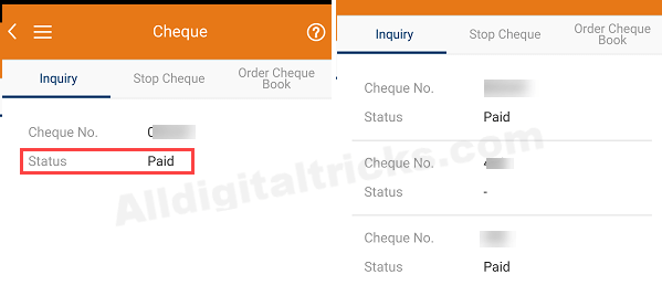 Check ICICI Issued Cheque Status Online