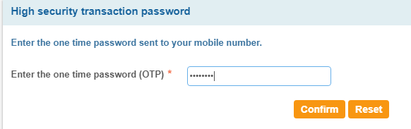 SBI net banking full transactions rights