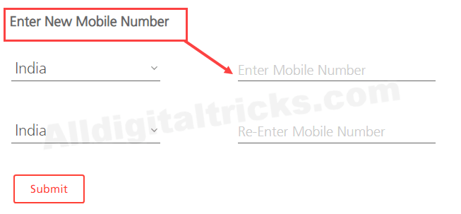 Kotak change registered mobile online