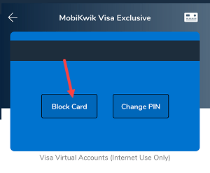Mobikwik VISA Virtual Debit Card