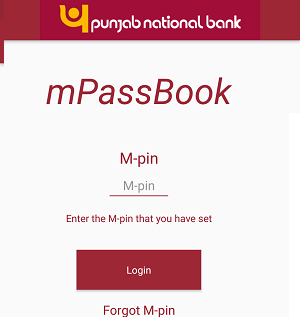 PNB mPassbook