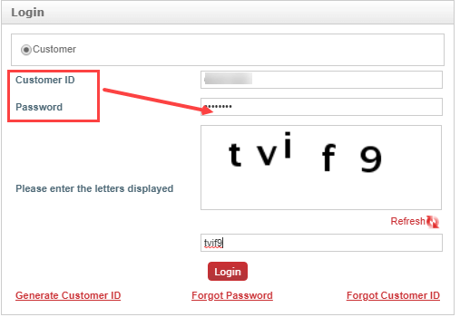 Online PLI Generate ID and PLI login password 