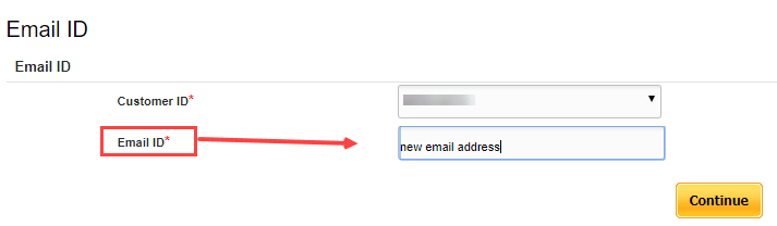 PNB Bank account register change email id