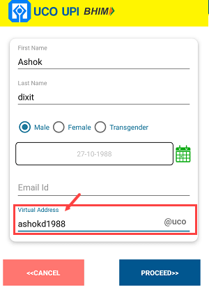 UCO BHIM UPI - register, Create UPI ID and UPI PIN