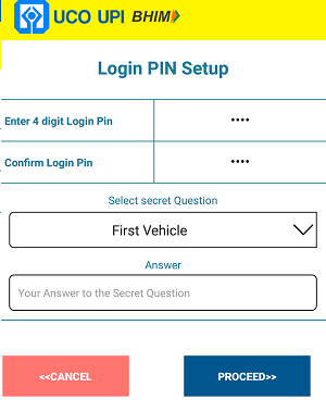 UCO BHIM UPI - register, Create UPI ID and UPI PIN