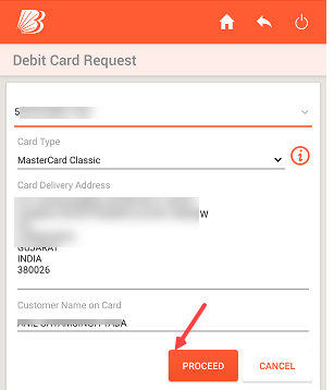Bank of Baroda ATM Debit card apply online