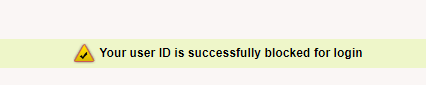 PNB net banking disable block