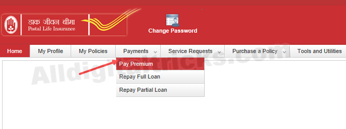 Pay PLI premium payment online