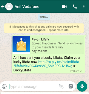Paytm send Lucky Lifafa To Multiple users