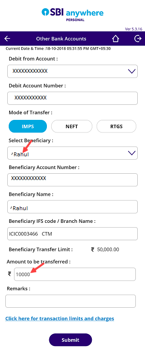 SBI To Other Bank Account Online Money Transfer
