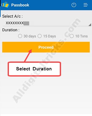 Canara Bank Passbook online on phone
