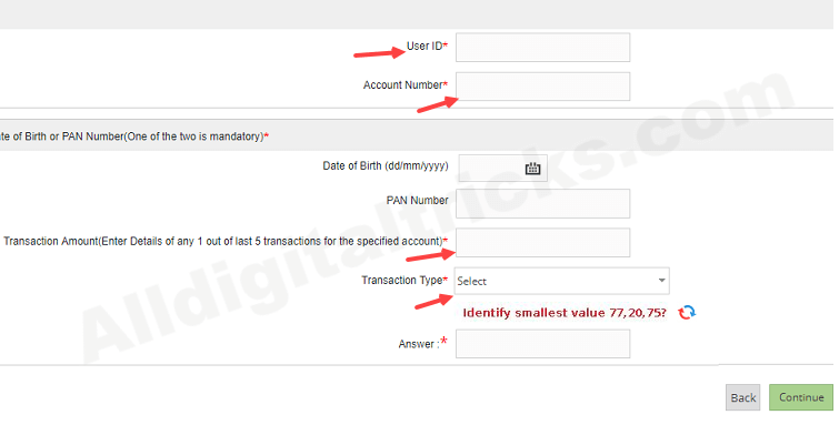 reset login password union Bank of India net banking