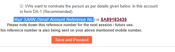 SBI apply Small and basic saving account