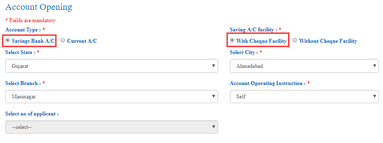 UCO Bank online account open