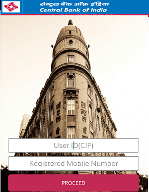 Central Bank of India (CBI) Passbook