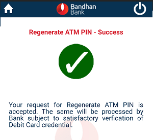 Bandhan Bank ATM PIN Generation Online