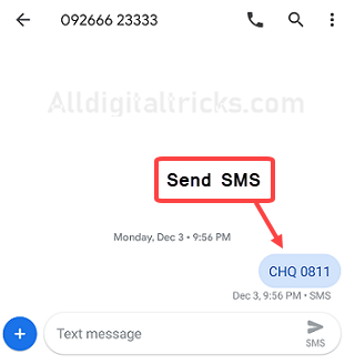 Request Canara Bank ChequeBook Through SMS