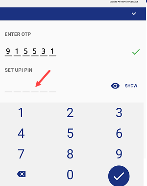 Reset UPI PIN PhonePe