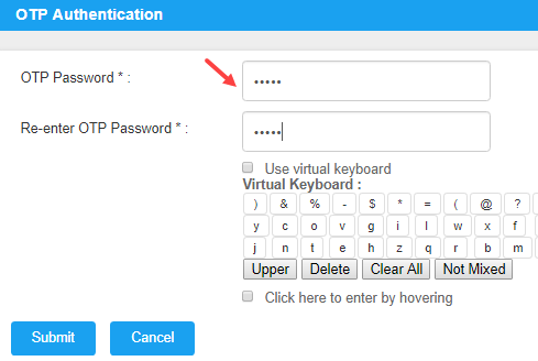 Generate Transaction Password for Canara Bank Net Banking 