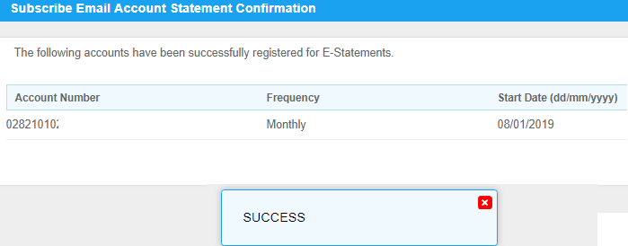 Canara Bank e-statement