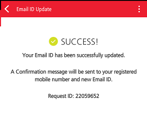 Register change email Kotak Banka