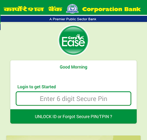 Corporation Bank Mobile banking