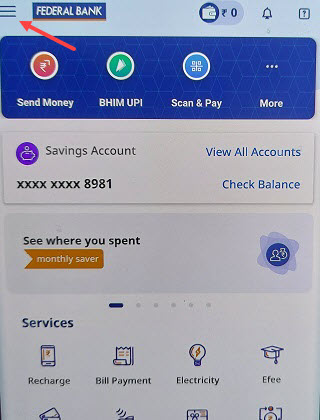 Federal Bank mobile banking
