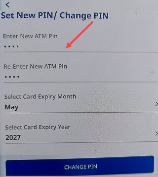 Federal Bank set reset ATM PIN