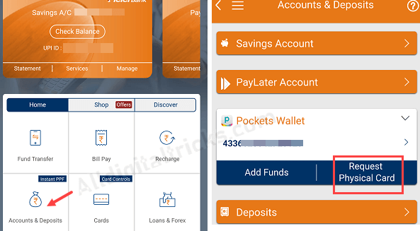 Apply Pockets Physical Card Online