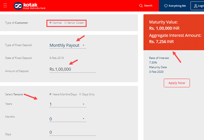 How to Calculate Kotak Bank FD
