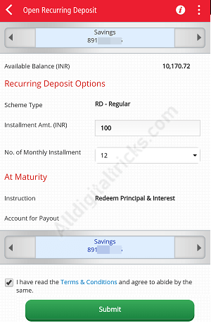 Open RD Online in Kotak Bank 