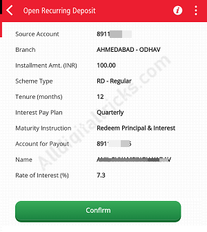 Open RD Online in Kotak Bank 