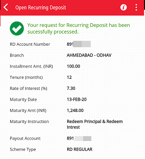 Open RD Online in Kotak Bank 