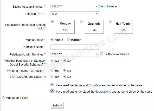Kotak Bank - How To Enroll for Atal Pension Yojna (APY) Online
