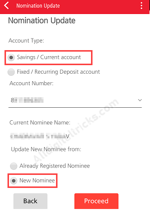 Kotak Bank Register Nominee/Nomination