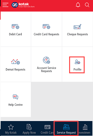 Kotak Bank Register Nominee/Nomination