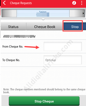 Kotak Bank - How To Stop Cheque Payment online 