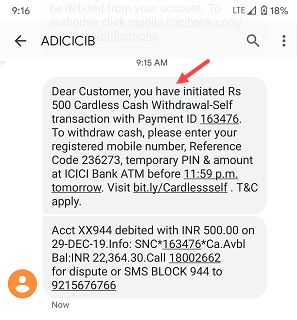 ICICI-Cardless-Cash-Withdrawal-from-ICICI-ATM