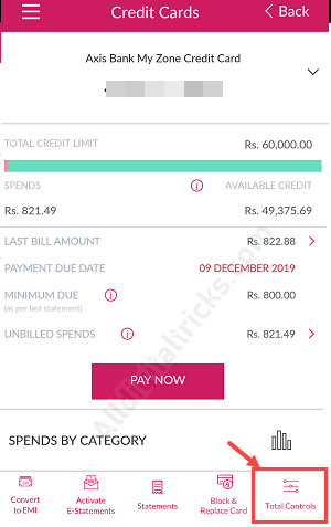 Pay Axis Bank Credit Card Bill Online