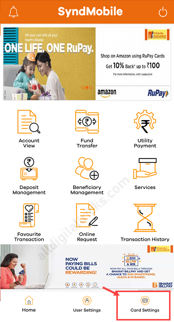 Syndicate Bank ATM PIN Online