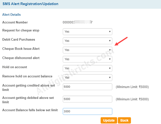 How To Register for SMS Alert Service in SBI Account Online